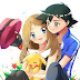 logo Pokemon@Ash and Serena#