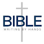 Writing Bible by hand