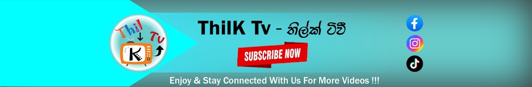 ThilK Tv - තිල්ක් ටිවී Banner
