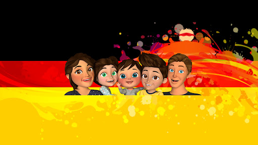 Banana Cartoon Deutsch - Kinderlieder banner
