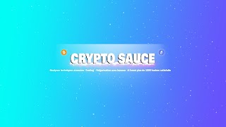«Crypto Sauce» youtube banner