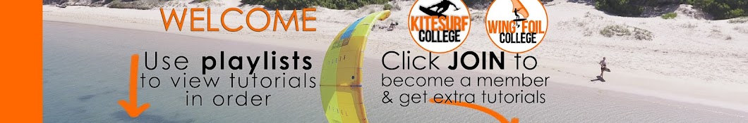 Kitesurf College (Kite Surf Wing & Foil Tutorials) Banner