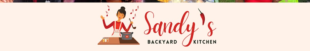 Sandy's Backyard Food & Travel Vlog Banner