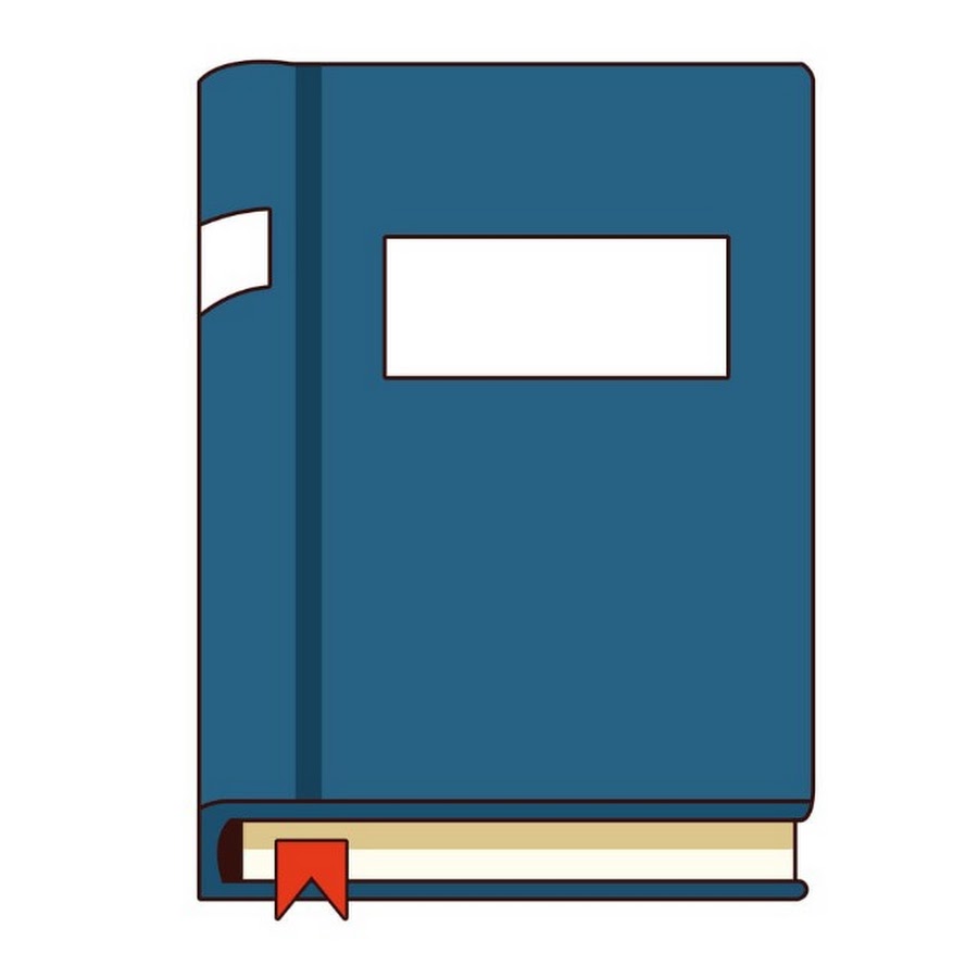 Учебник синего цвета. Closed book icon.