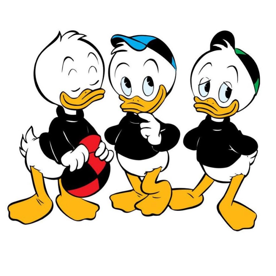 Disney tick trick und track duck sind nackt und haben