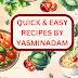 QUICK & EASY RECIPES BY YASMINADAM