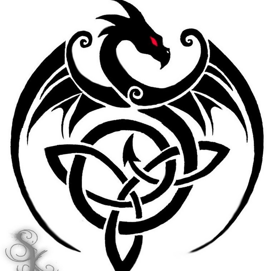 Кельтские символы дракон