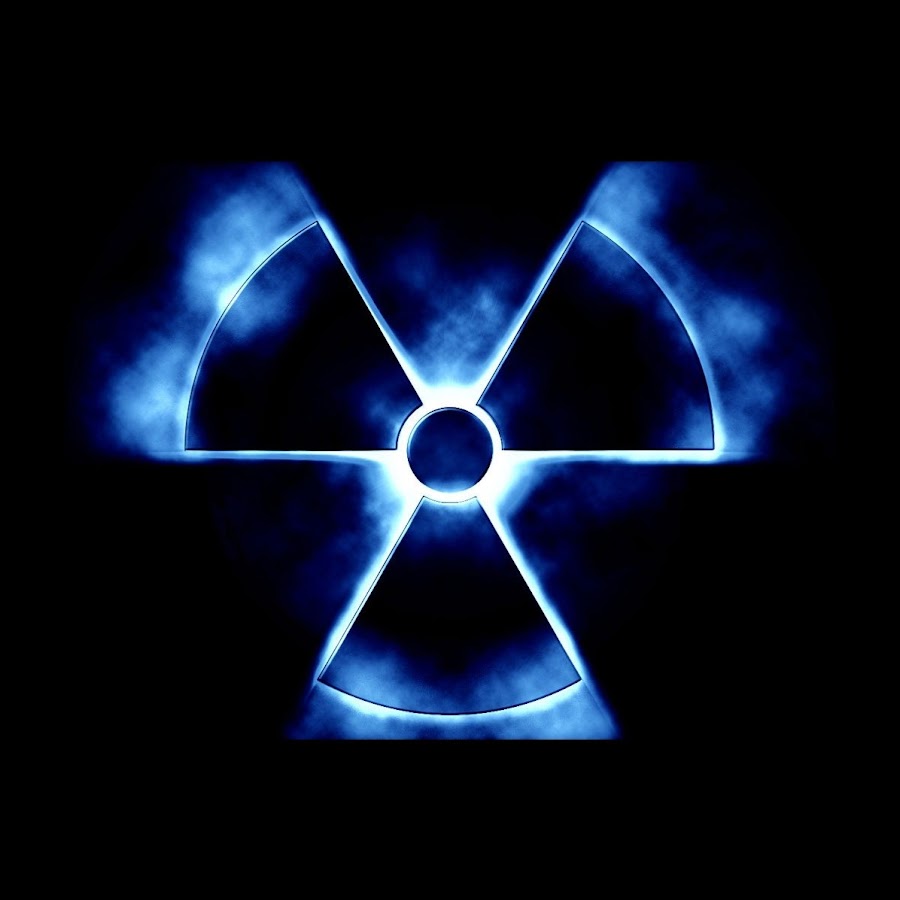 Неоновый знак радиации