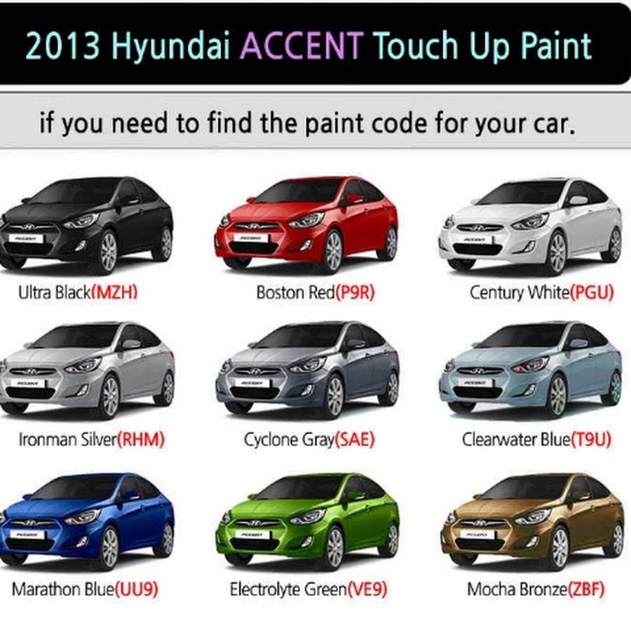 Как подобрать цвет авто. Hyundai Accent 2005 названия цветов кузова. Хендай акцент 2011 цвета кузова. Код краски pgu Hyundai Solaris. Код краски Хендай акцент ТАГАЗ 2008.