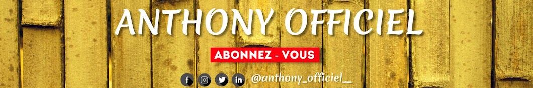AnthOny Officiel Banner