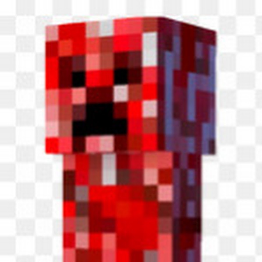 minecraft red creeper skin