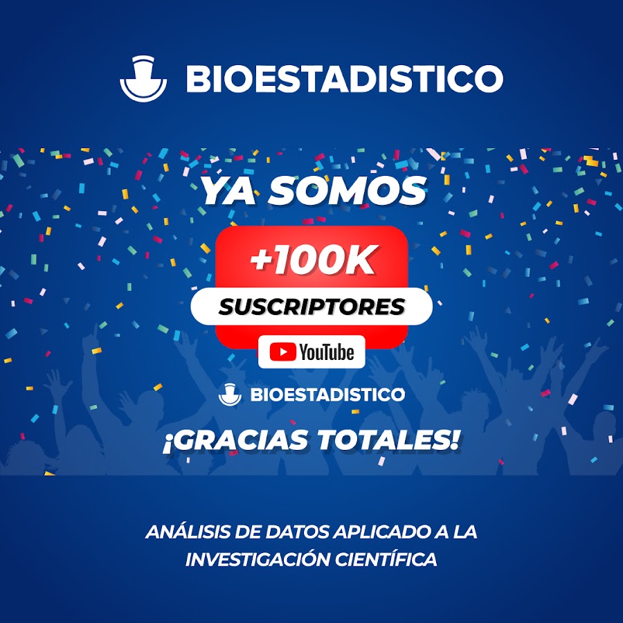 BIOESTADISTICO @bioestadistico