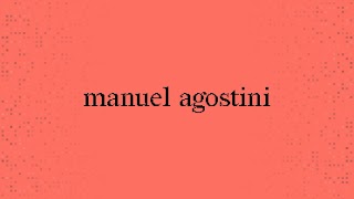 «Manuel Agostini» youtube banner