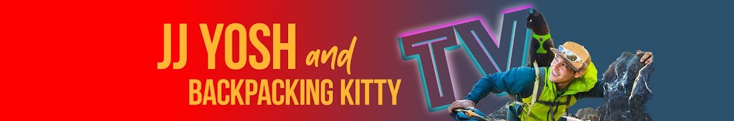 JJ YOSH / BACKPACKING KITTY Banner