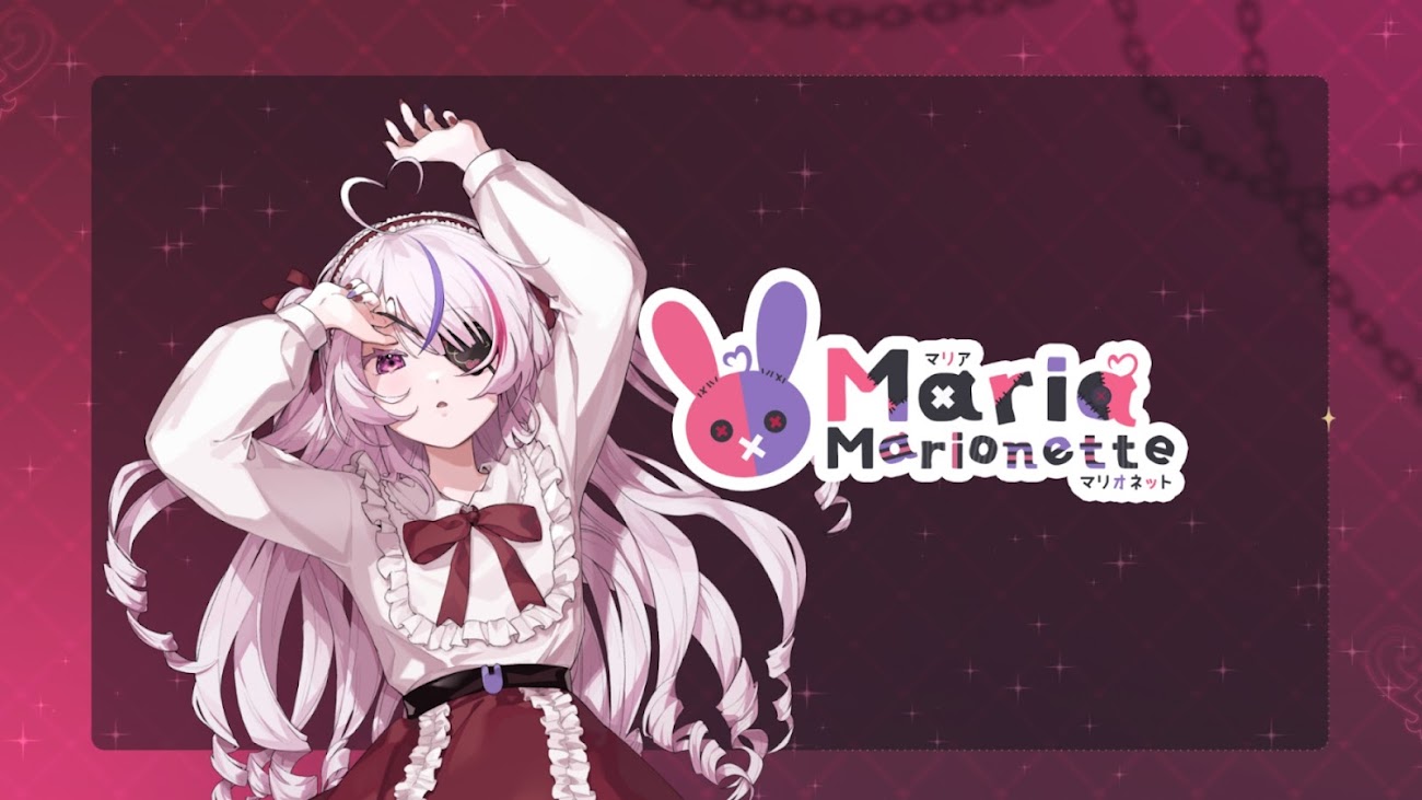 チャンネル「Maria Marionette 【NIJISANJI EN】」（マリア マリオネット）のバナー