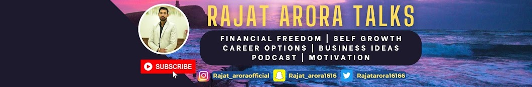 Rajat Arora Talks Banner
