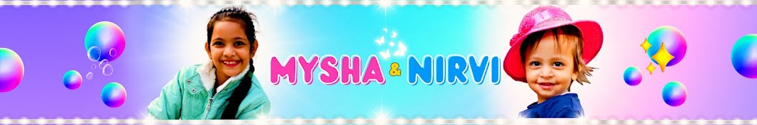 Mysha and Nirvi Kids Show Banner