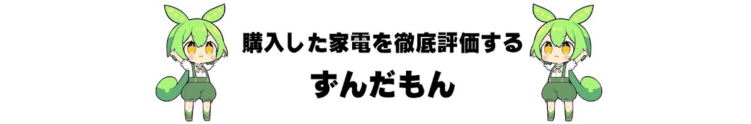 購入した家電を徹底紹介する「ずんだもん」