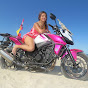 YANETH ALVAREZ. EN MOTO POR EL MUNDO 