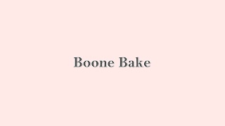 Заставка Ютуб-канала Boone Bake 분 베이크