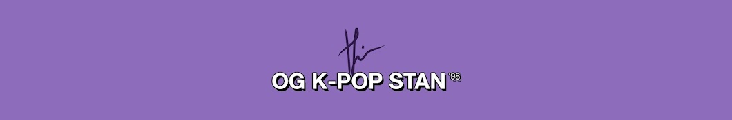 OG KPOP STAN Banner