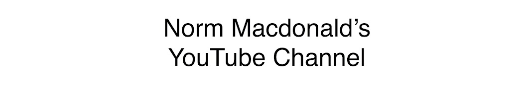 Norm Macdonald