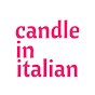 candle in italian