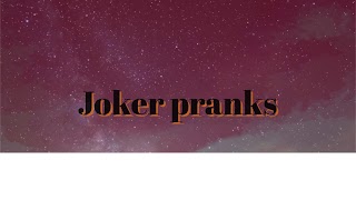 Joker Pranks youtube banner