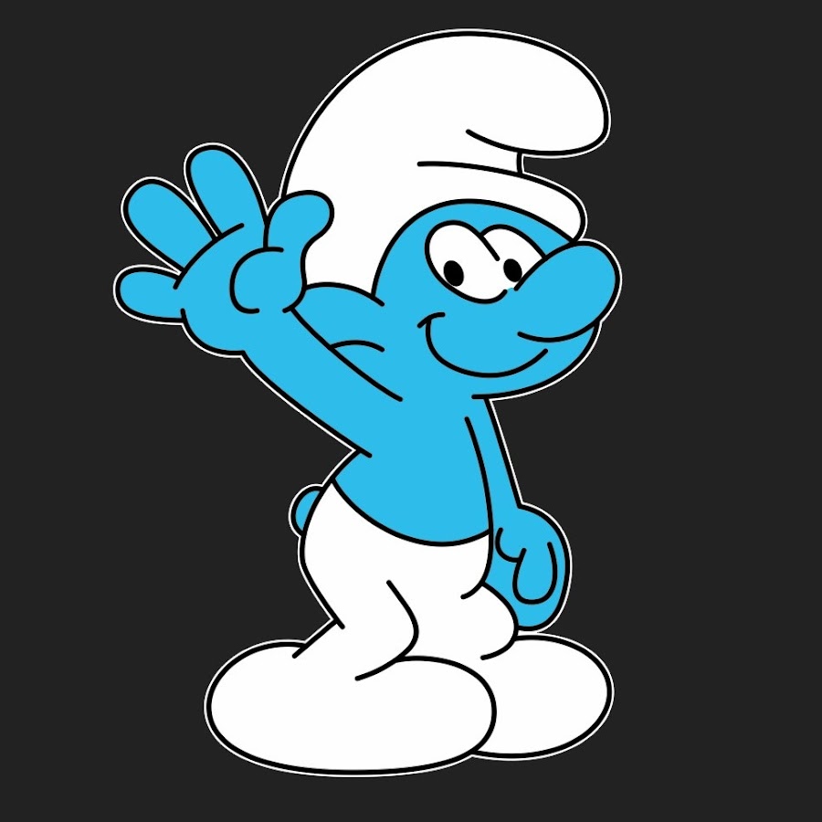 Happy smurf on sale