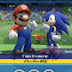 Mario and sonic at the cartoon.