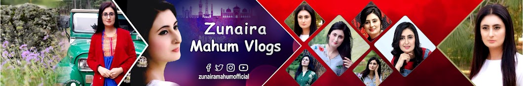 Zunaira Mahum Vlogs Banner