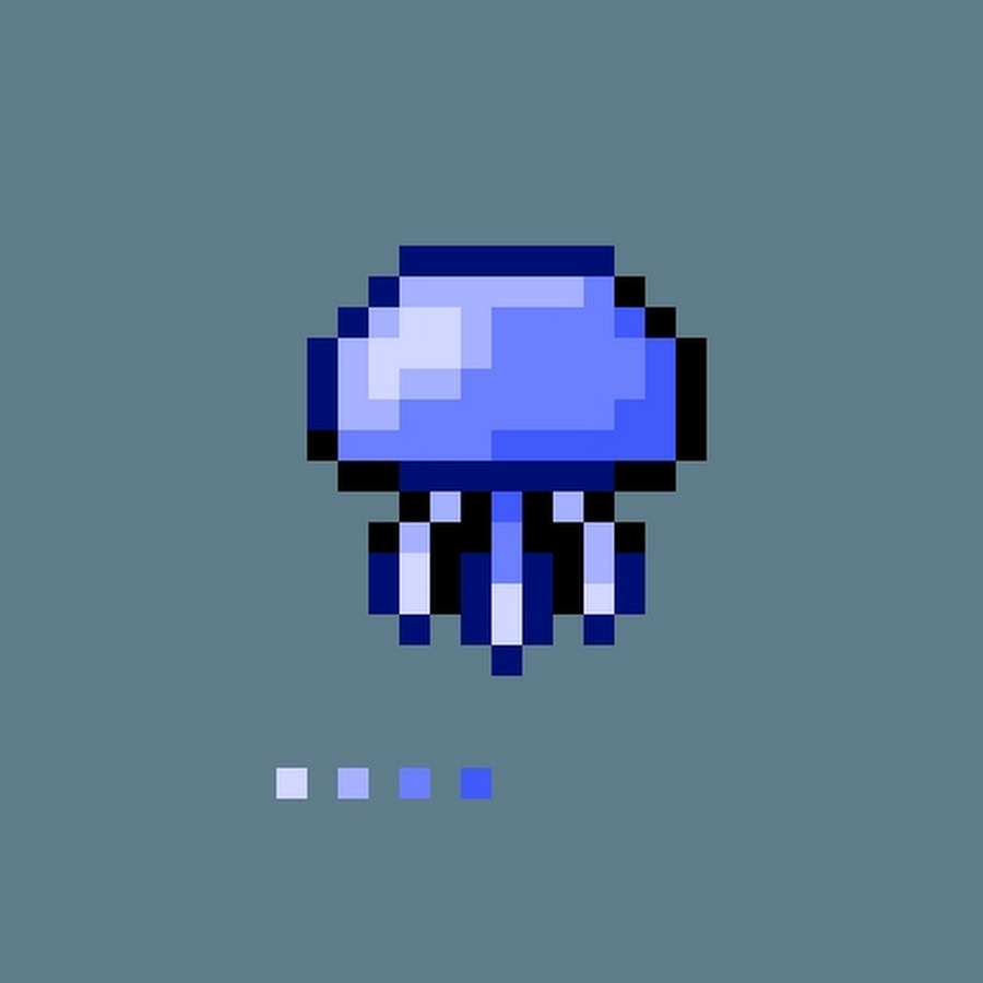 Террария медуза пиксель арт