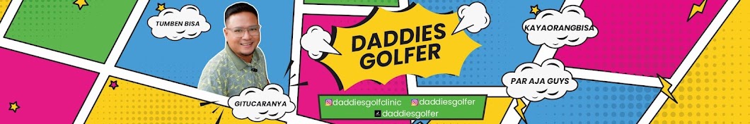 Daddies Golfer Banner