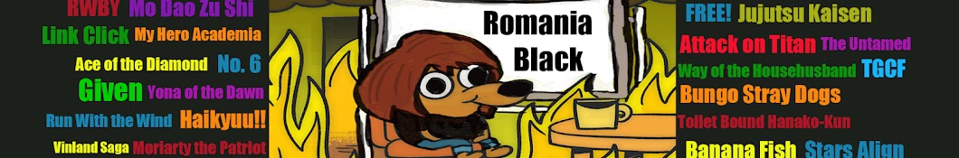 Romania Black Banner
