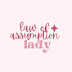 logo The Law of Assumption Lady