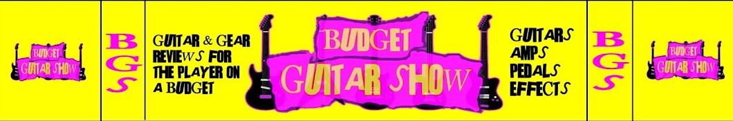 Budget Guitar Show Banner