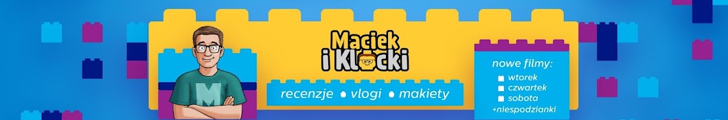 Maciek i Klocki Banner