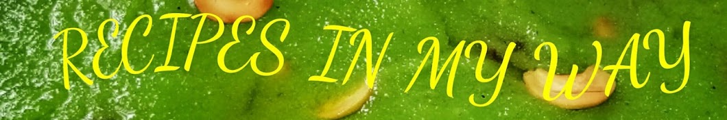 RECIPES IN MY WAY Banner