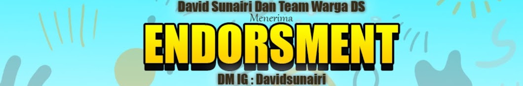 DAVID SUNAIRI ANAK DESA Banner