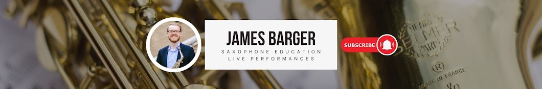 James Barger - Saxophonist Banner