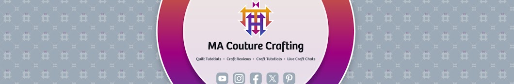 M A Couture Crafting Banner