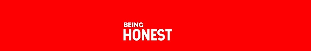 Being Honest Banner
