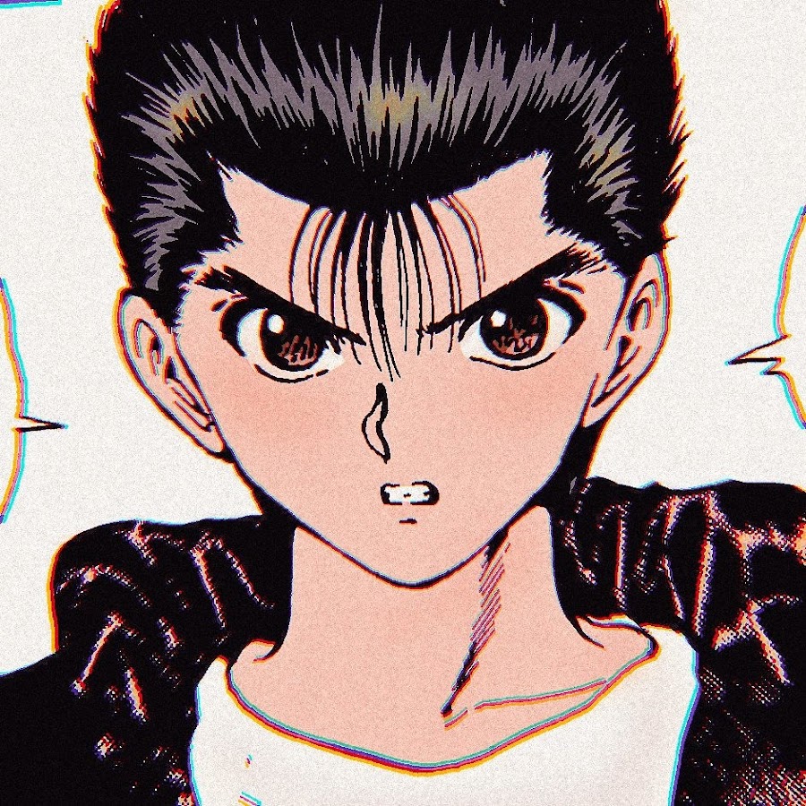 Deu trabalho, mas consegui! Vetorizei o Yusuke Urameshi do anime