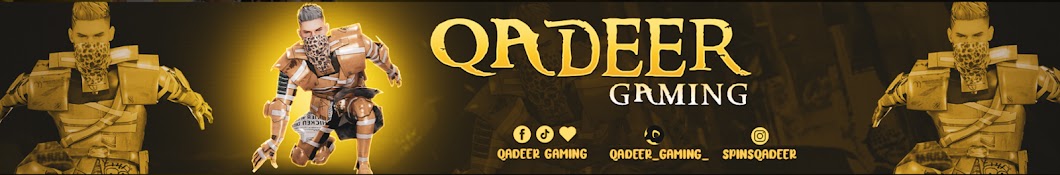 Qadeer Gaming Banner