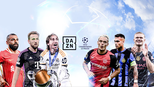 DAZN UEFA Champions League banner