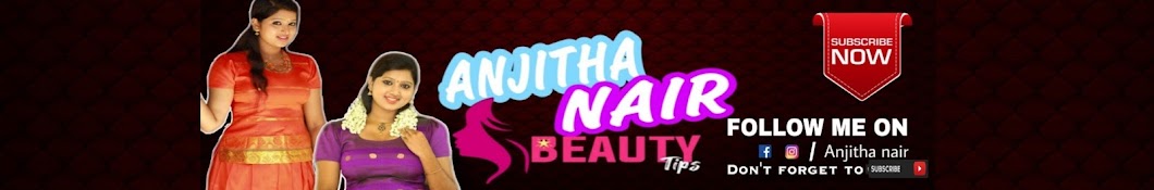 BEAUTYtIPS MALAYALAM YOUTUBE !!ANJITHa NAIR Banner