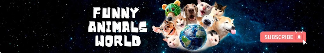 Funny Animals World Banner