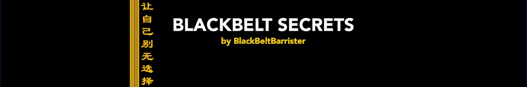 BlackBeltSecrets Banner