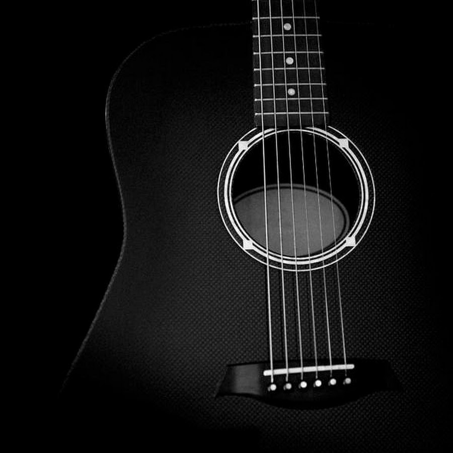 Черная гитара