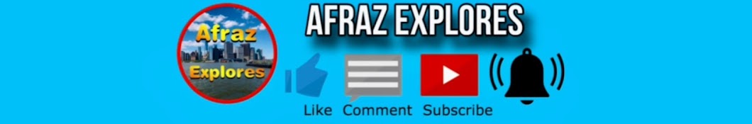 Afraz Explores Banner